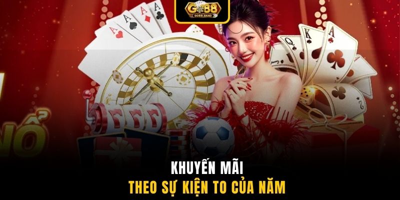 Khuyến mãi theo sự kiện to của năm